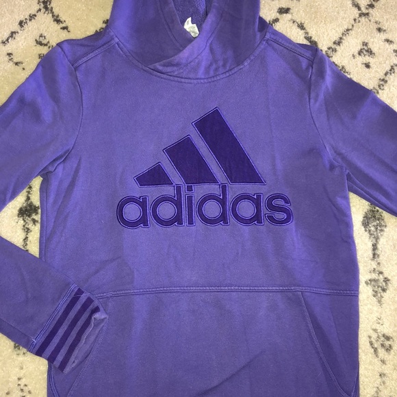 Purple adidas hoodie - Picture 3 of 3